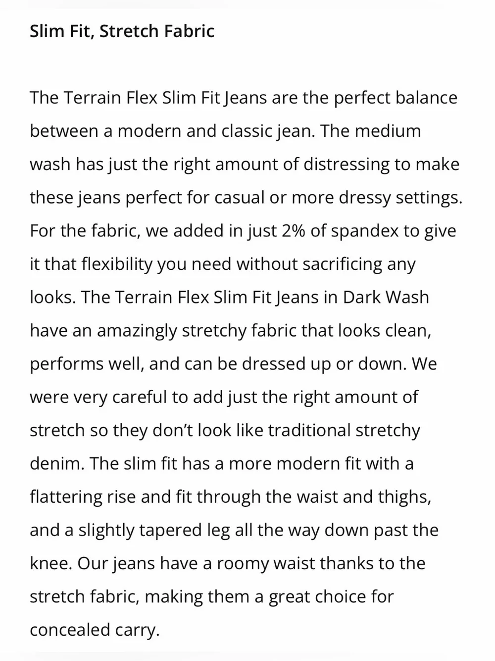 LAPG Men's Terrain Flex Slim Jeans - Vintage Wash